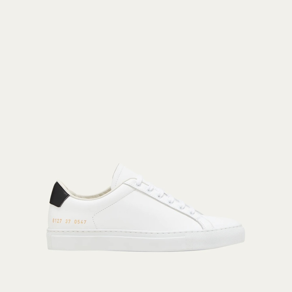 Common Projects Retro Low With Black Heel Cap - image 1